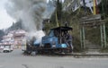 Joyride by toy train train from darjeeling to Ghoom station