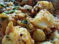 Batata Ni Sukhi Bhaji (Indian Style Stir Fried Boiled Potatoes)