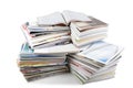 Batch of magazines Royalty Free Stock Photo