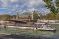 Bateau Mouche, Paris Royalty Free Stock Photo