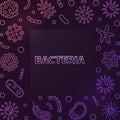 Bateria vector colorful concept outline illustration Royalty Free Stock Photo