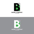 Batery Logo letter Vector Design