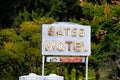 Bates Motel Sign Royalty Free Stock Photo