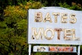 Bates Motel Sign Royalty Free Stock Photo