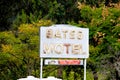 Bates Motel Sign Royalty Free Stock Photo