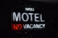 Bates Motel sign at Madame Tussauds Museum Royalty Free Stock Photo