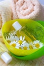Bath - aromatheraphy - herbal healing lotion - camomile