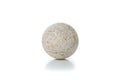 Bath ball isolated on white background, close up Royalty Free Stock Photo