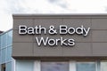 Bath and Body Works store facade in Ottawa, Canada Royalty Free Stock Photo