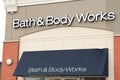 bath and body works store storefront sign logo on front of store 22 p 20 Royalty Free Stock Photo