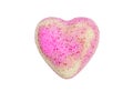 Bath bomb - Heart shaped Royalty Free Stock Photo