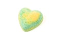 Bath bomb - Heart shaped Royalty Free Stock Photo