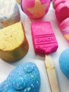 Bath bombs Royalty Free Stock Photo