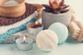 Bath bombs and moroccan clay powder