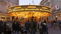 Bath Carousel, Blurred people