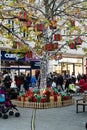 Bath Christmas Market - Christmas Outdoor Tree With Hanging Gift