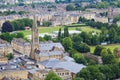 Bath City Panorama View Royalty Free Stock Photo