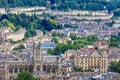 Bath City Panorama View Royalty Free Stock Photo