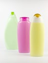 Bath cosmetics bottles