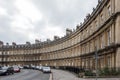 BATH, ENGLAND/ EUROPE - OCTOBER 18: View of The Circus in Bath S
