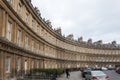 BATH, ENGLAND/ EUROPE - OCTOBER 18: View of The Circus in Bath S