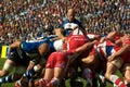 Bath Rugby play Gloucester Rugby in a premiership match, Recreation Ground, Bath. 16 May 2015 Royalty Free Stock Photo