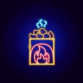 Bath Fireplace Neon Sign