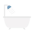 Bath flat vector icon which can easily modify or edit