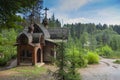 Bath of the holy spring of Irinarch the Recluse in the village of Kondakovo. Yaroslavl region, Russia Royalty Free Stock Photo