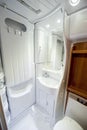 Bath of motor home Royalty Free Stock Photo