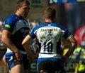 Bath Rugby play Gloucester Rugby in a premiership match, Recreation Ground, Bath. 16 May 2015. Royalty Free Stock Photo