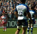 Bath Rugby play Gloucester Rugby in a premiership match, Recreation Ground, Bath. 16 May 2015. Royalty Free Stock Photo