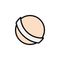 bath salts bomb outline icon. Elements of Beauty and Cosmetics illustration icon. Signs and symbols can be used for web, logo,