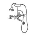 Bath Shower Mixer bath in a classic style of Provence on white