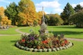Xylem sculpture by Maureen Hosier, celebrating 50 years of Britain in Bloom