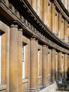 BATH, SOMERSET/UK - OCTOBER 02 : Houses in the Circus in Bath So