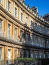 BATH, SOMERSET/UK - OCTOBER 02 : Houses in the Circus in Bath So