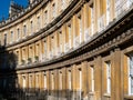 BATH, SOMERSET/UK - OCTOBER 02 : Houses in the Circus in Bath So