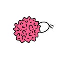 Bath sponge doodle icon, vector illustration Royalty Free Stock Photo