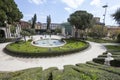 Bath Swan (fountain). Giardino Bellini, Catania, Sicily. Italy