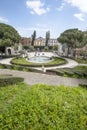 Bath Swan (fountain). Giardino Bellini, Catania, Sicily. Italy