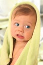 Bath time baby. Royalty Free Stock Photo