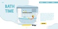 Bath time everyday hygiene routine landing page