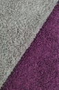 Bath towels background, grey, crimson maroon purple violet red raspberry pattern, vertical large detailed textured macro closeup, Royalty Free Stock Photo