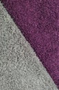 Bath towels background, grey, crimson maroon purple violet red raspberry pattern, vertical large detailed textured macro closeup, Royalty Free Stock Photo