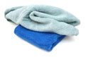 Bath towels on white background Royalty Free Stock Photo