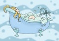 Bath tub Royalty Free Stock Photo