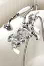 Bath tub faucet Royalty Free Stock Photo