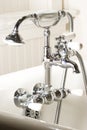 Bath tub faucet Royalty Free Stock Photo