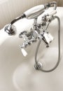 Bath tub faucet Royalty Free Stock Photo